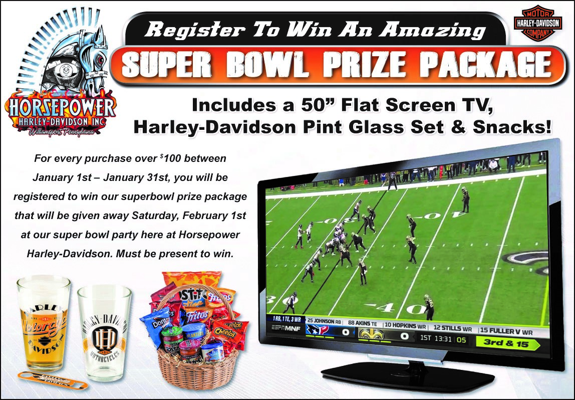 Super Bowl | Horsepower Harley-Davidson® | Williamsport ...